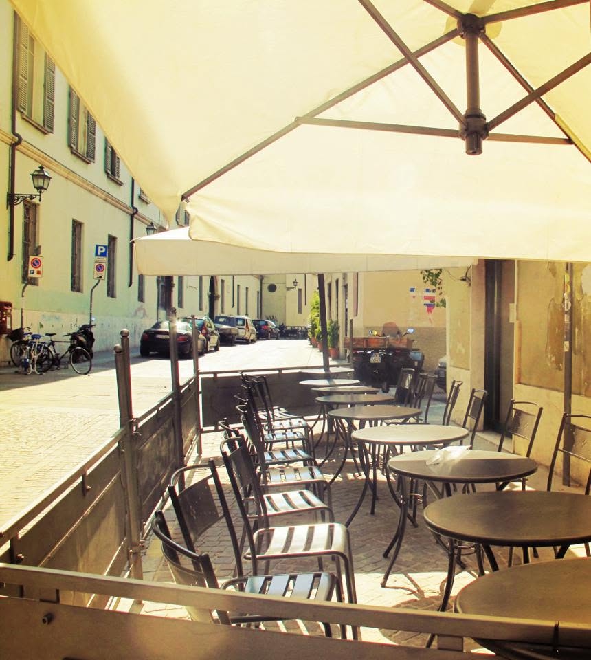 I tavolini all'aperto del Crivello